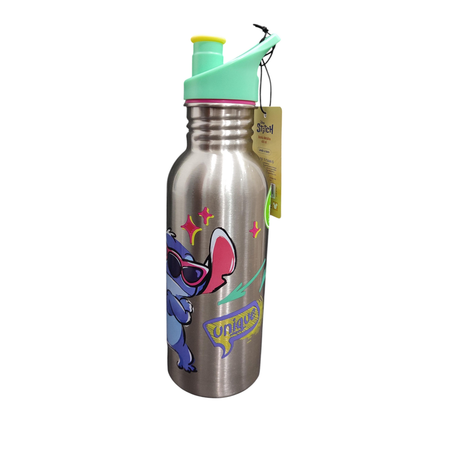 Botella metálica Stitch