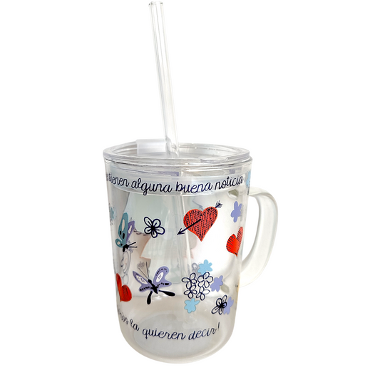 Mug 400ml con bombilla – Mafalda