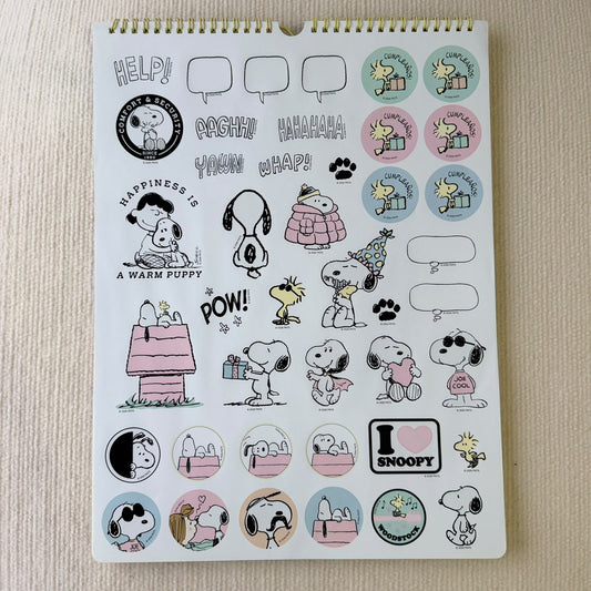 Calendario Snoopy 2027 - Mooving