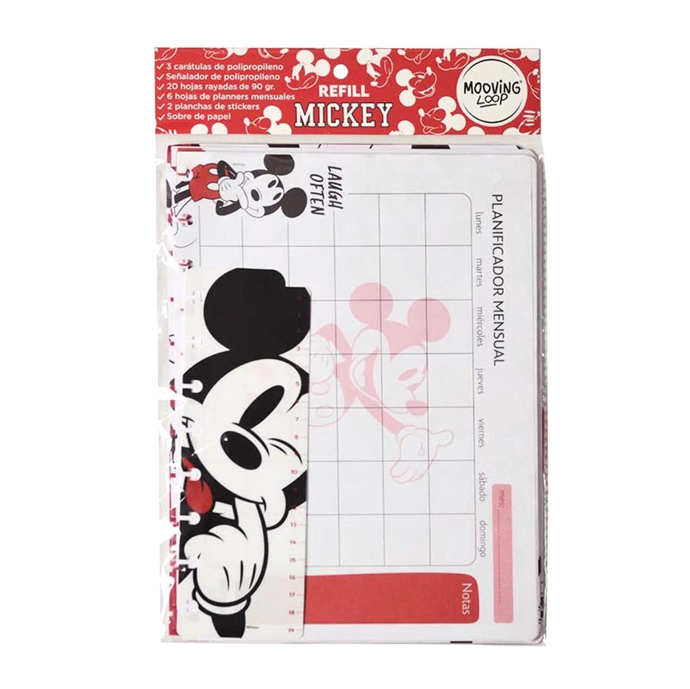 Repuesto de Hojas Carta Mickey Mouse