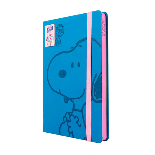 Cuaderno Mooving Notes A5 Snoopy Rayado