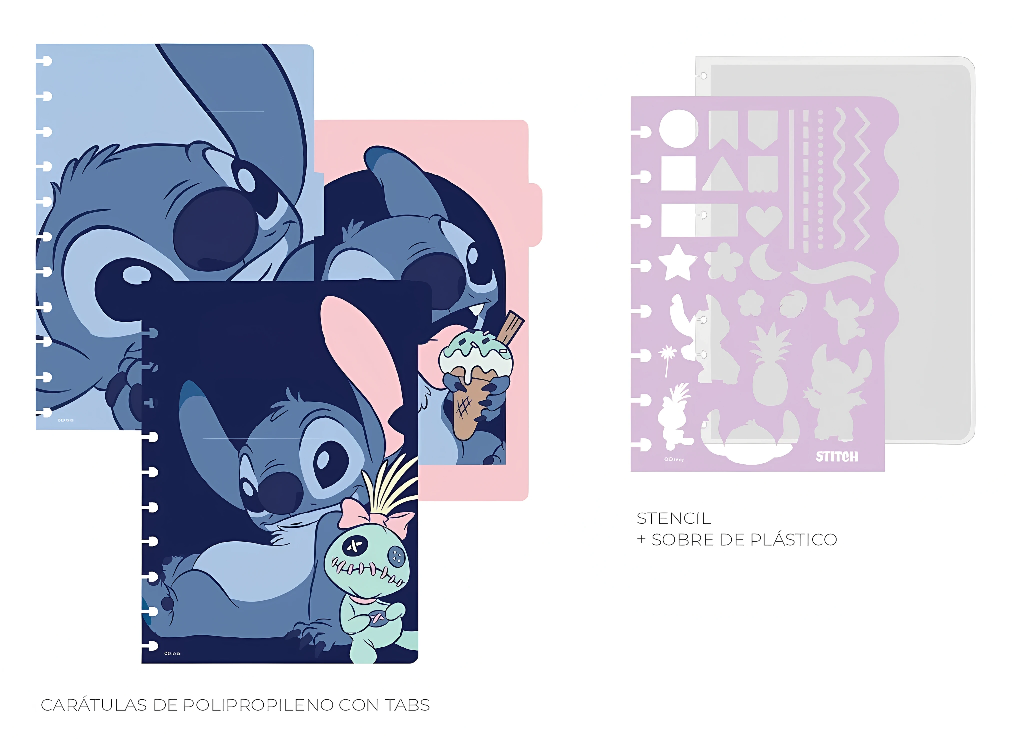 Cuaderno de Discos Carta Stitch