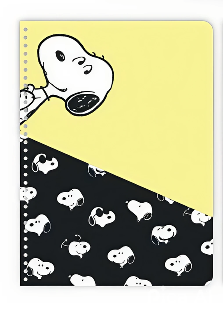 Cuaderno 1/2 oficio Snoopy