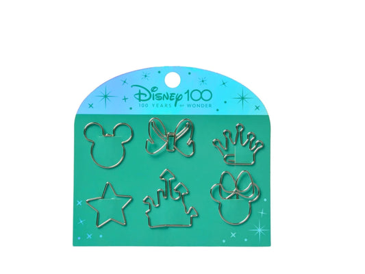 Clip Metalico Setx6 Formas Disney 100 Años