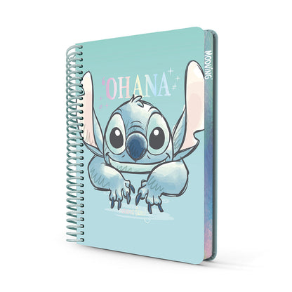 Cuaderno 1/2 oficio Stitch