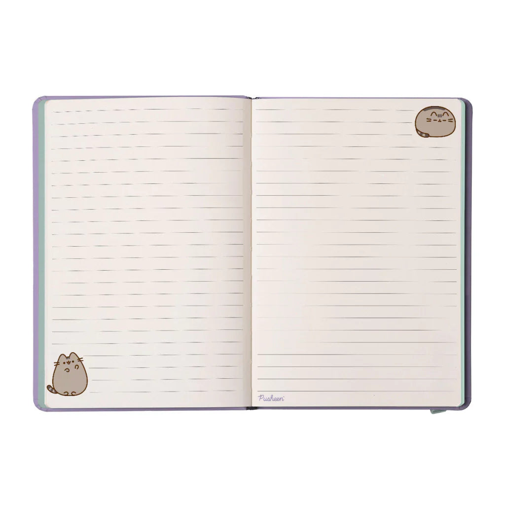 Cuaderno Empastado A5 Pusheen Rayado