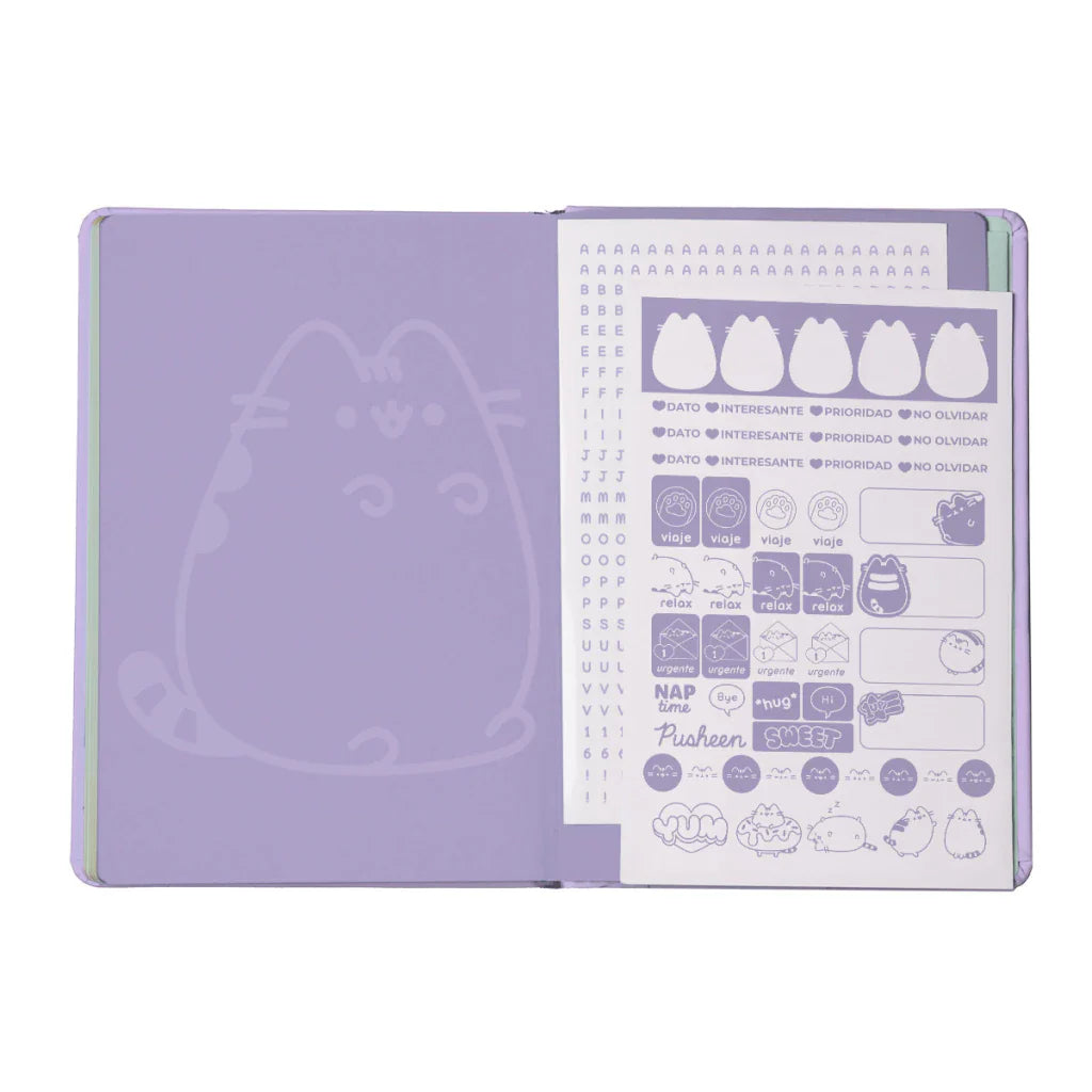 Cuaderno Empastado A5 Pusheen Rayado