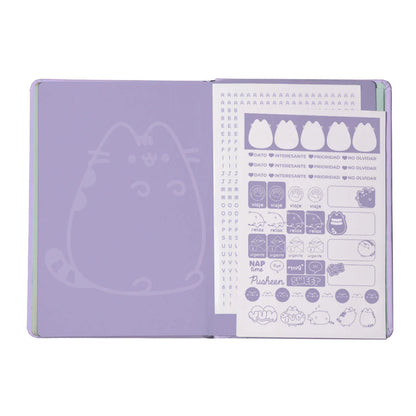 Cuaderno Empastado A5 Pusheen Rayado