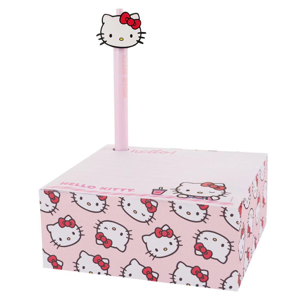 Block de Notas y Boligrafo Hello Kitty