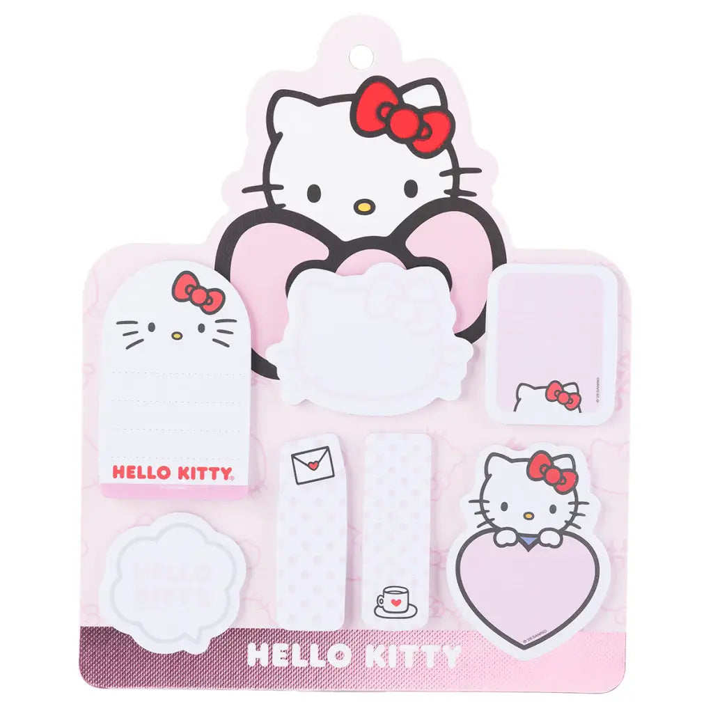 Set De Diferentes Notas Adhesivas Hello Kitty