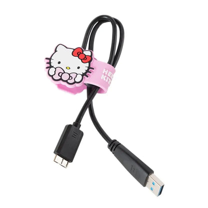 Sujeta Cables x2 Hello Kitty