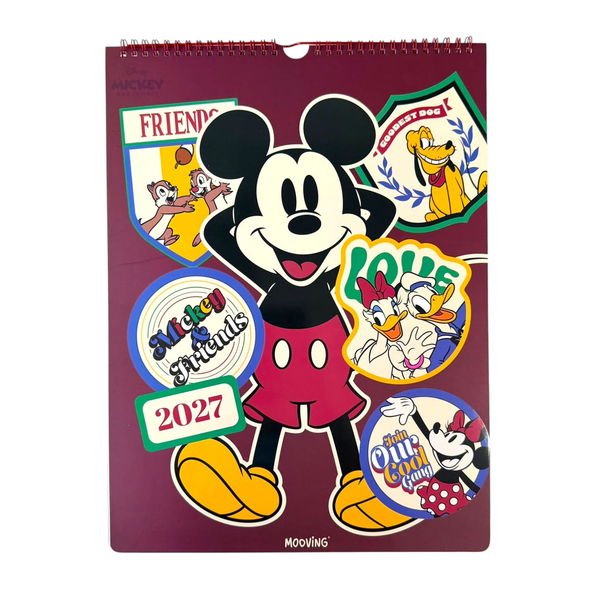 Calendario Mickey Mouse 2027 - Mooving