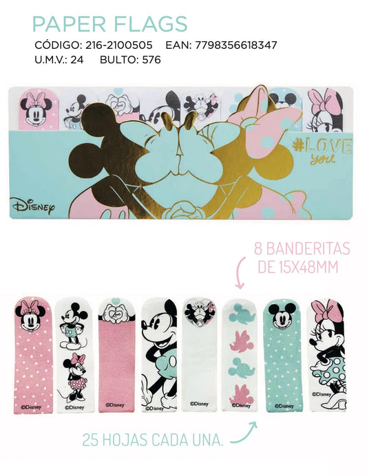 Set Banderitas Mickey & Minnie