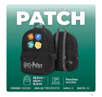 Mochila Harry Potter Patch Oficio