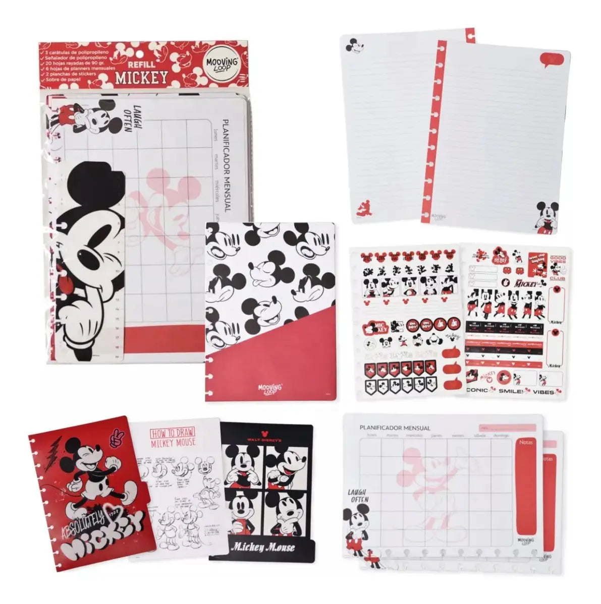 Repuesto de Hojas Carta Mickey Mouse