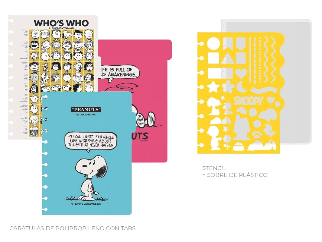 Cuaderno de Discos Carta Snoopy