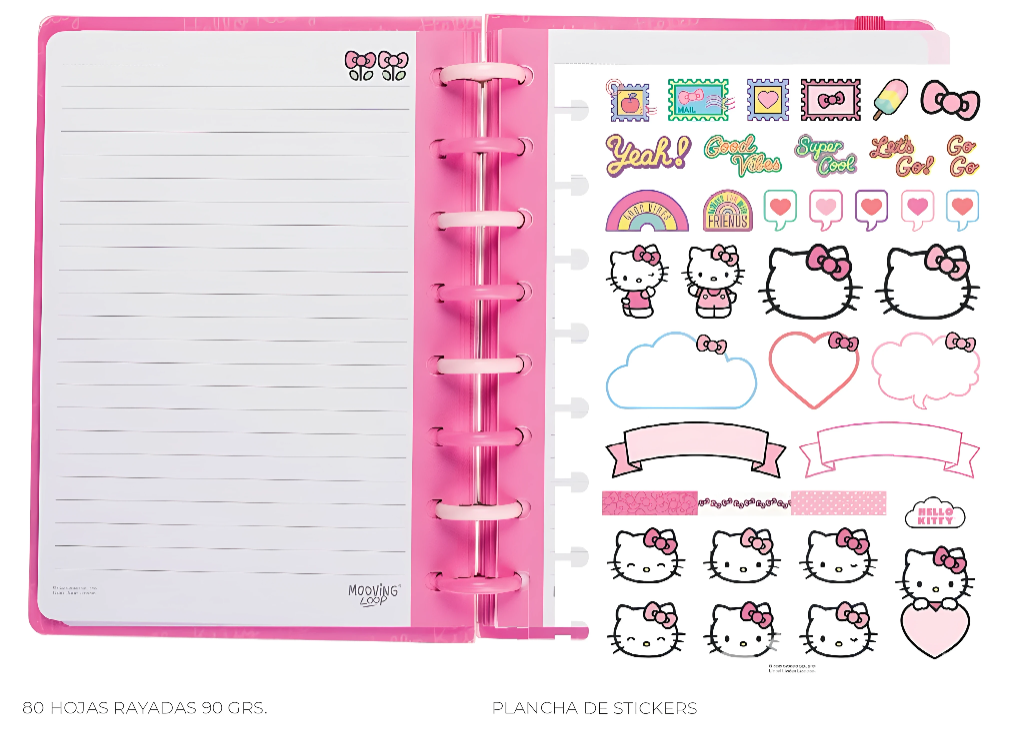 Cuaderno de Discos A5 Hello Kitty
