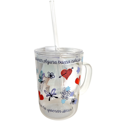 Mug 400ml con bombilla – Mafalda