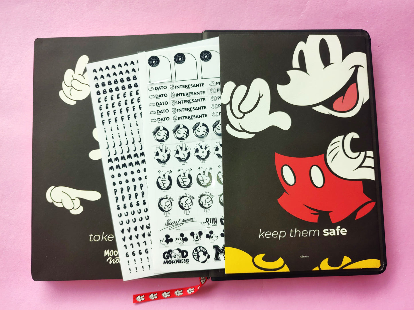 Cuaderno Mooving Notes A5 Mickey Mouse