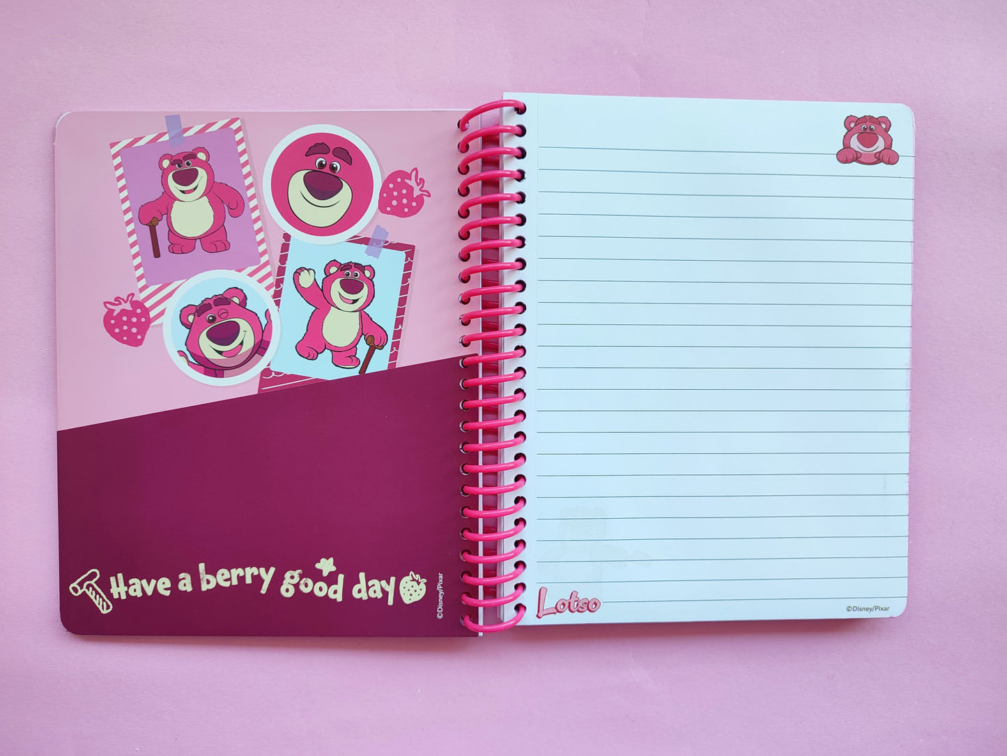 Cuaderno 1/2 oficio Lotso