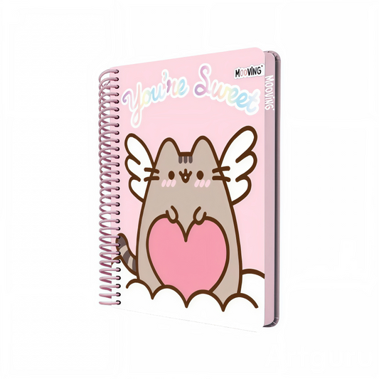 Cuaderno 1/2 oficio Pusheen