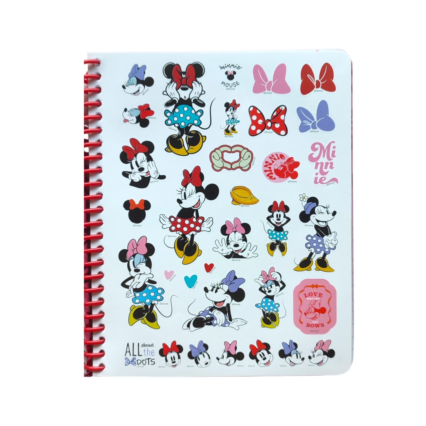 Cuaderno 1/2 oficio Minnie Mouse
