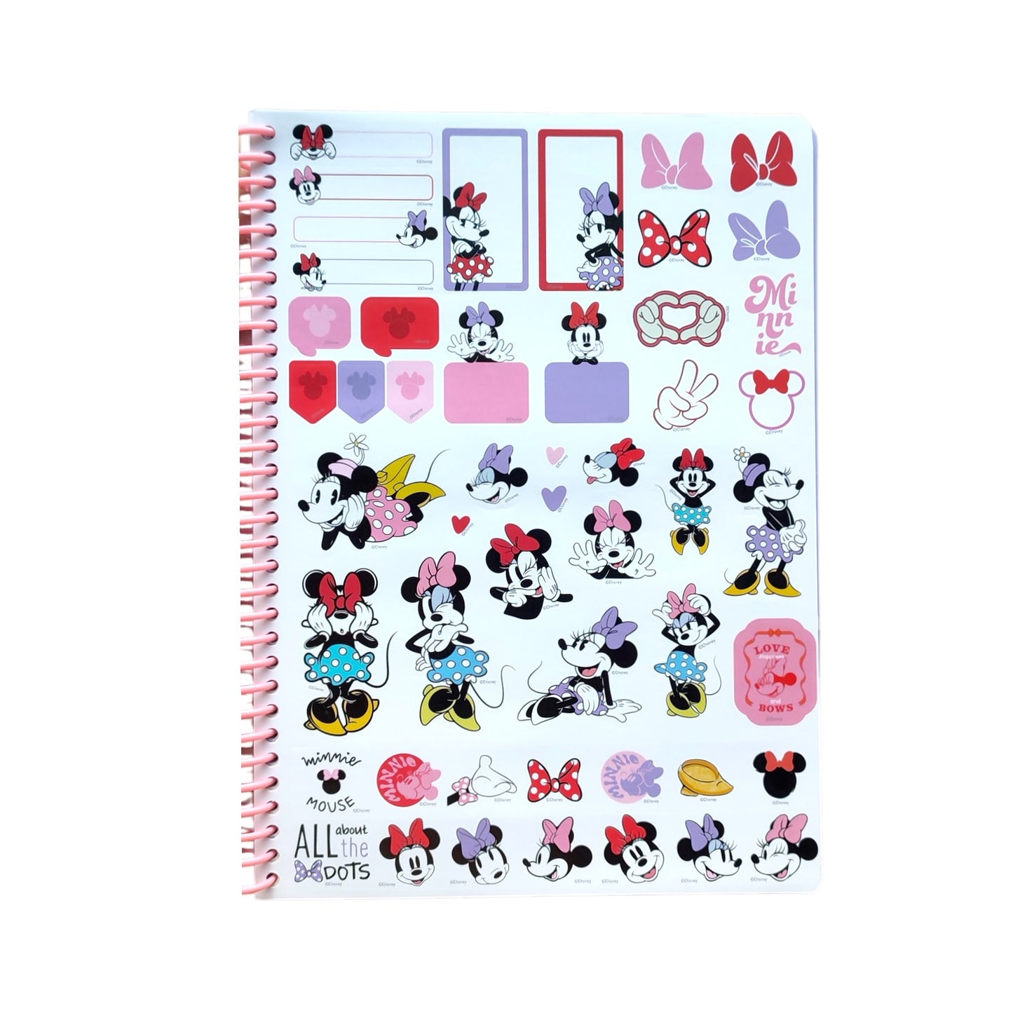 Cuaderno Carta Minnie Mouse