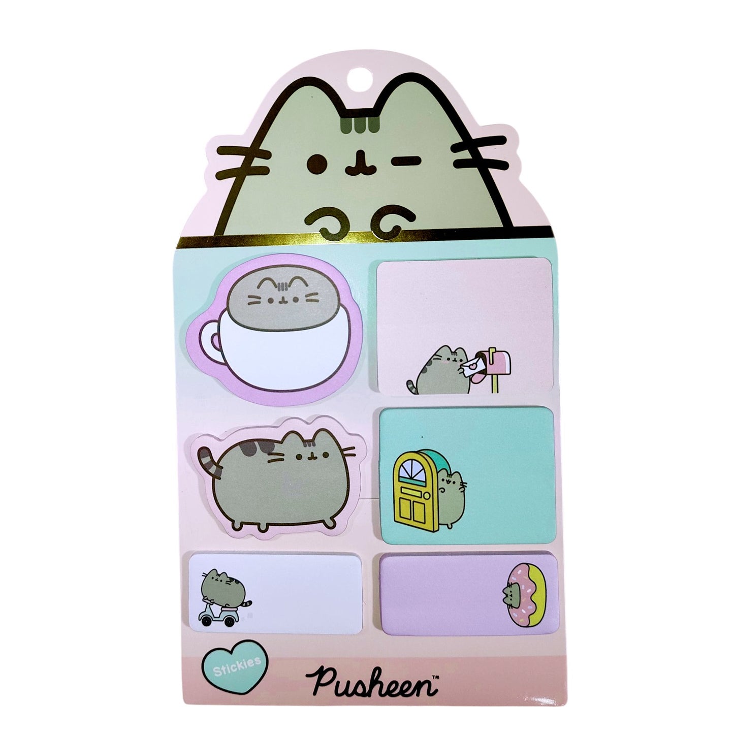 Set De Diferentes Notas Adhesivas Pusheen