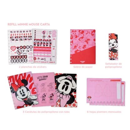 Repuesto de Hojas Carta Minnie Mouse