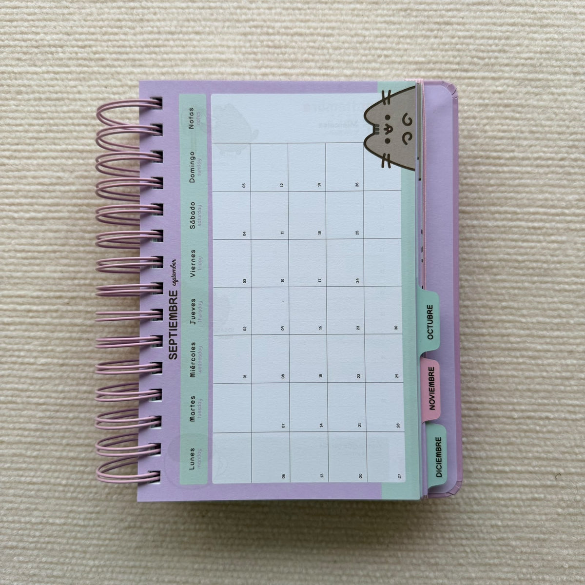 Agenda Pusheen 2027 - Mooving