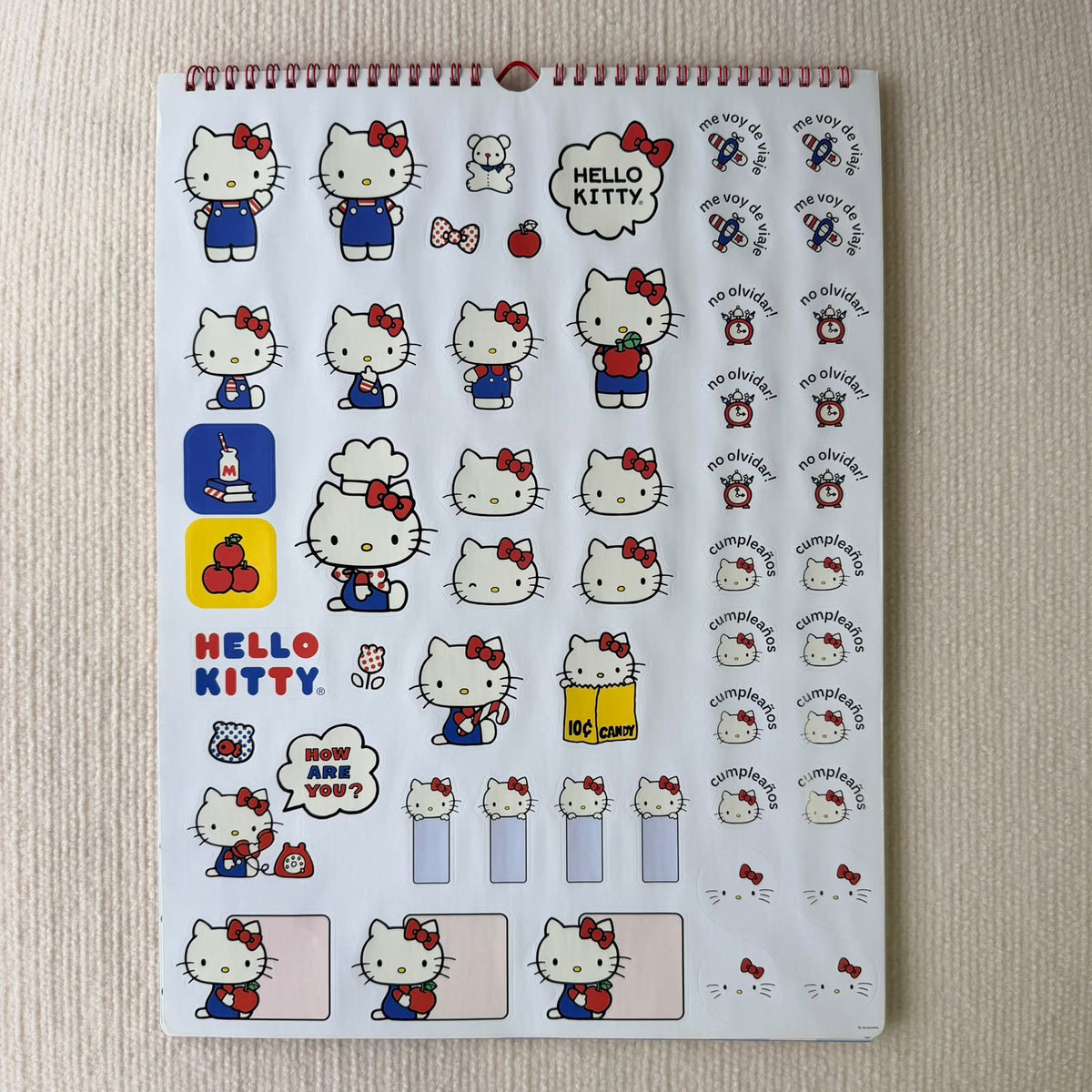 Calendario Hello Kitty 2027 - Mooving