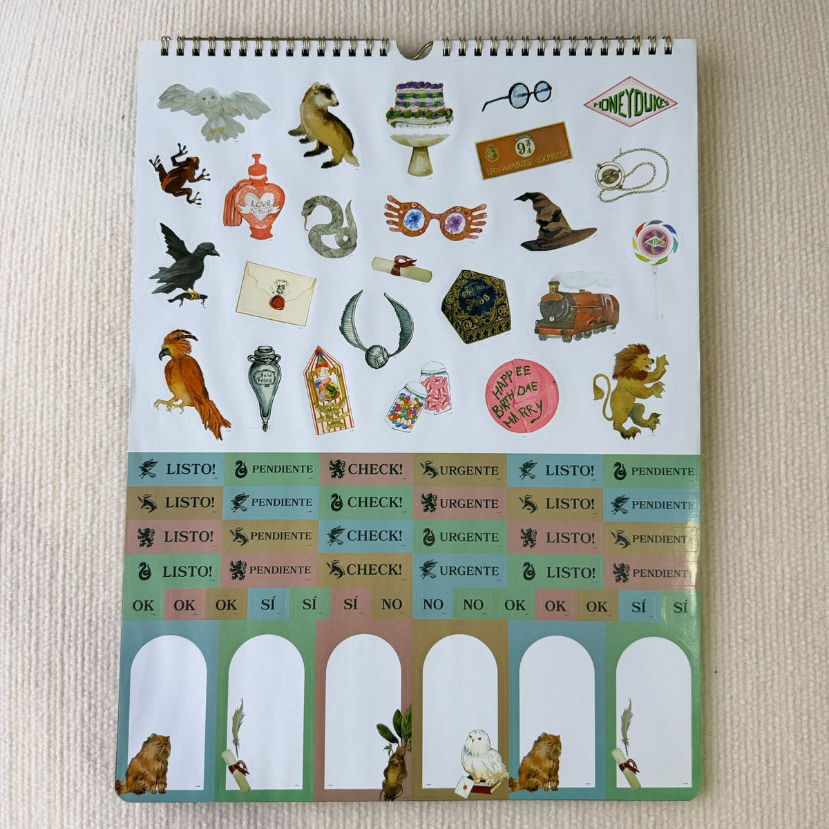 Calendario Harry Potter 2027 - Mooving