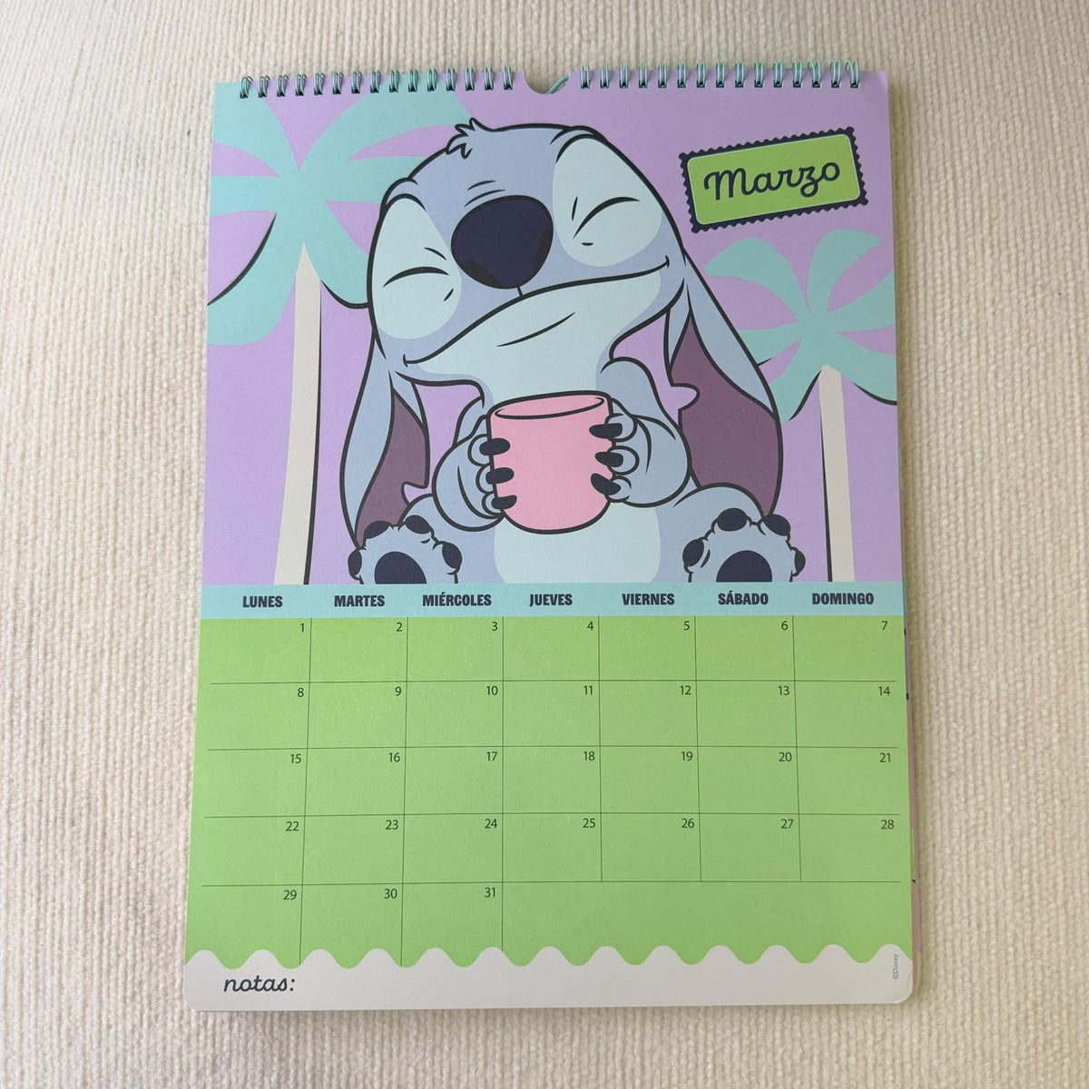 Calendario Stitch 2027 - Mooving