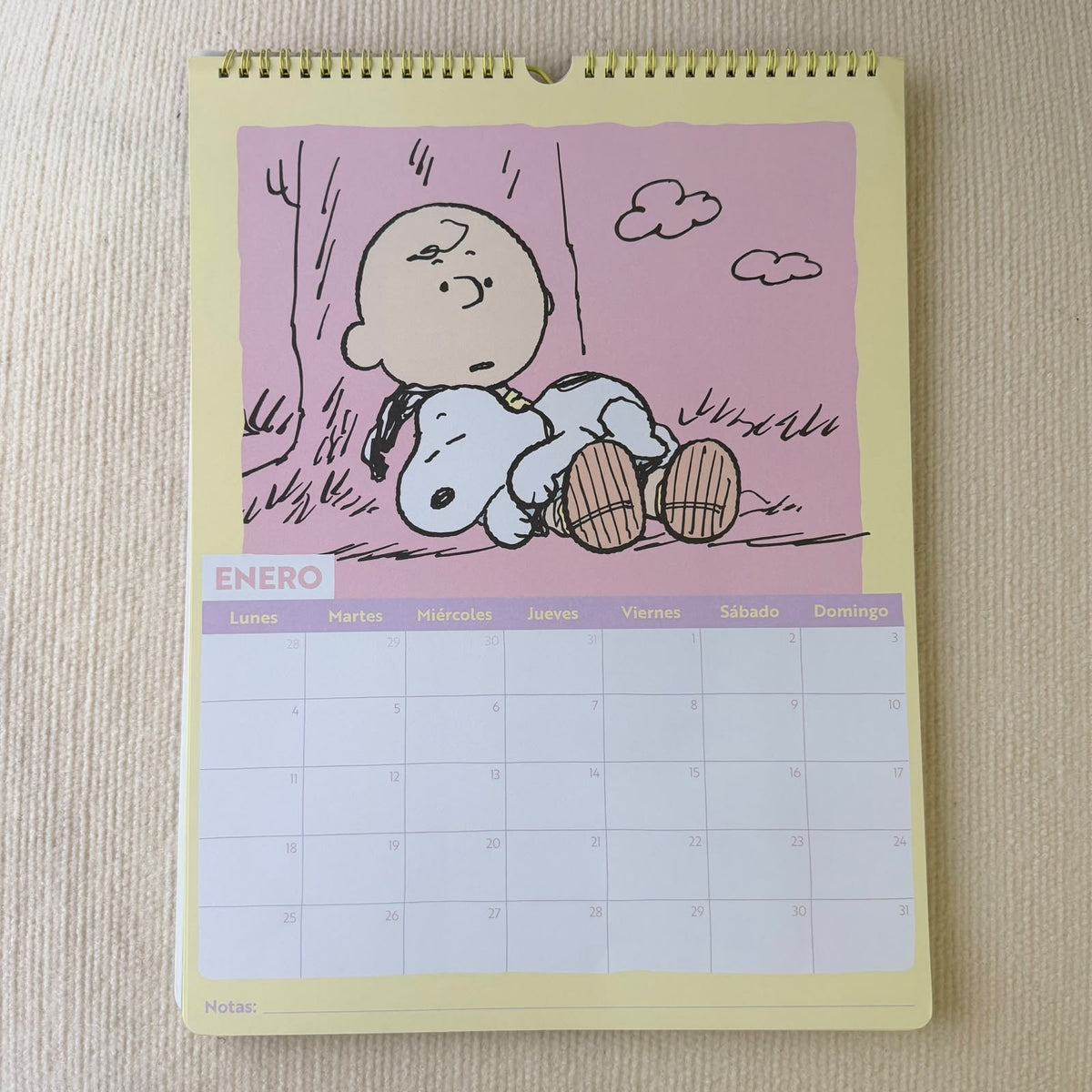 Calendario Snoopy 2027 - Mooving