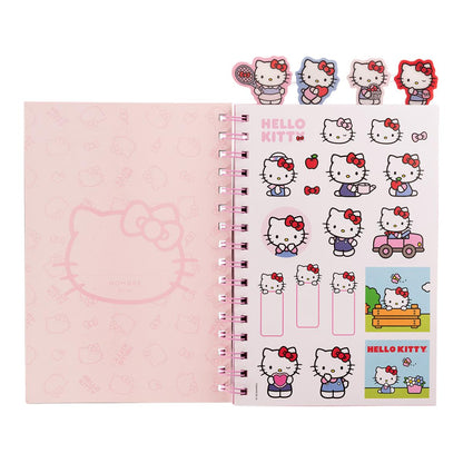 Cuaderno con Sepradores Hello Kitty
